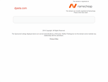 Tablet Screenshot of djasta.com